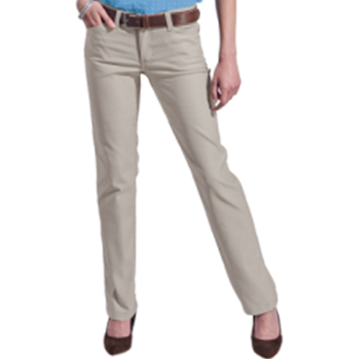 LADIES STRETCH CHINO PANTS