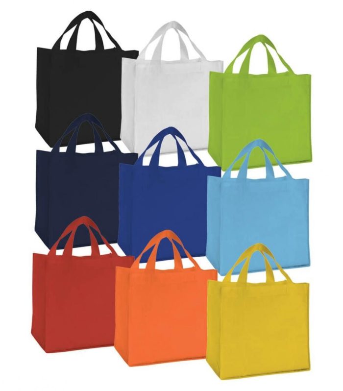 CITY SHOPPING NON-WOVEN TOTE BAG