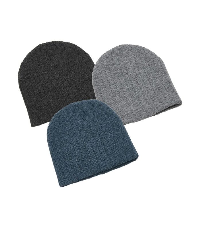 Heather Cable Knit Beanie