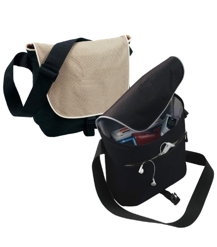 WIRED SATCHEL - BLACK/BROWN/RED