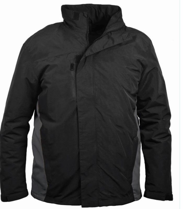 THE 3-IN-1 UNISEX JACKET (Black/charcoal only)