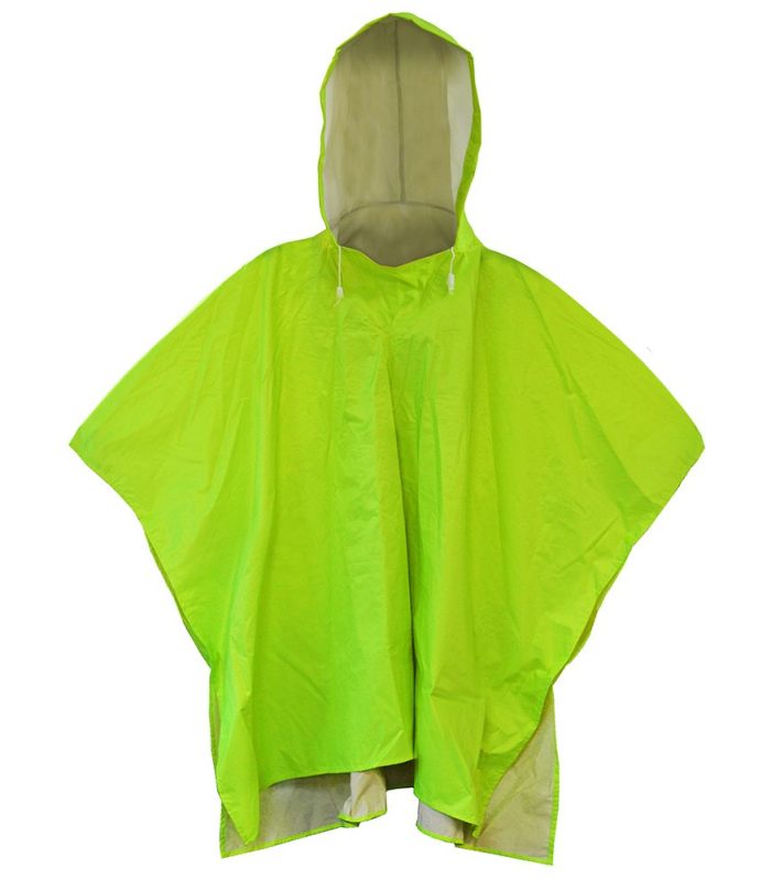 KIDS PONCHO HI VIZ YELLOW