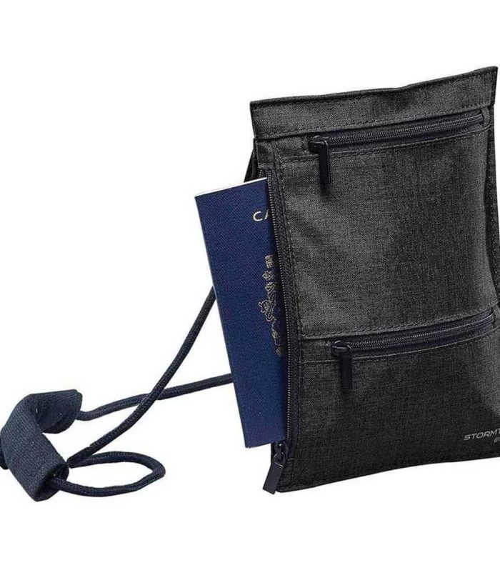CUPERTINO RFID PASSPORT SLING-BLACK